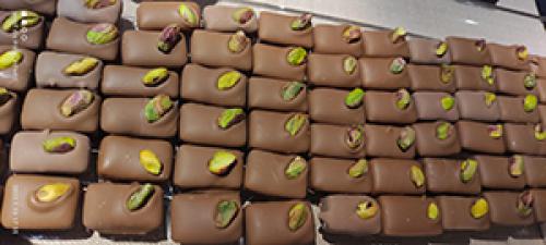 קוביות של שוקולד