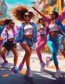 סטודיו לריקוד בלאק אנד וויט