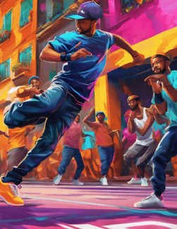 סטודיו לריקוד בלאק אנד וויט